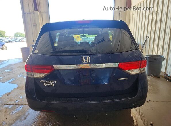 5FNRL5H38GB004495 2016 HONDA ODYSSEY Синий Вид сзади