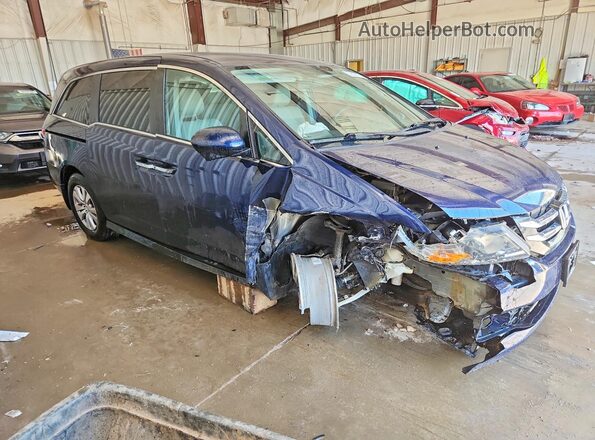5FNRL5H38GB004495 2016 HONDA ODYSSEY Синий Передняя правая четверть