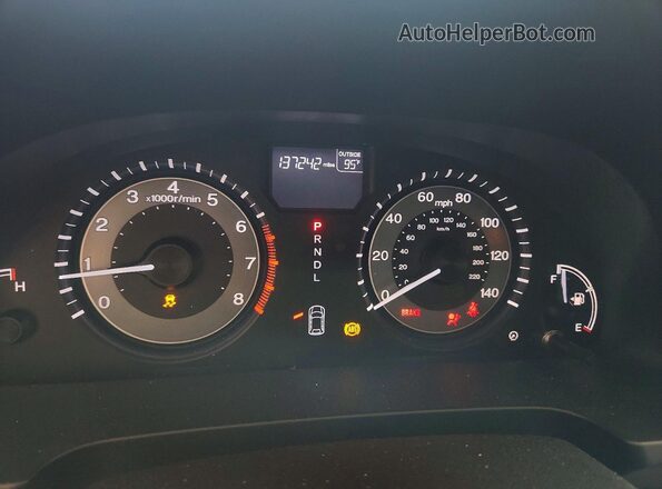 5FNRL5H38GB004495 2016 HONDA ODYSSEY Синий Вид щитка приборов