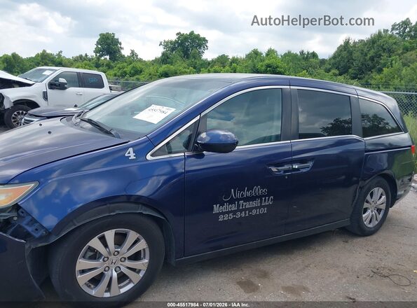 5FNRL5H38GB011253 2016 HONDA ODYSSEY Синий Панорамный вид салона 360°