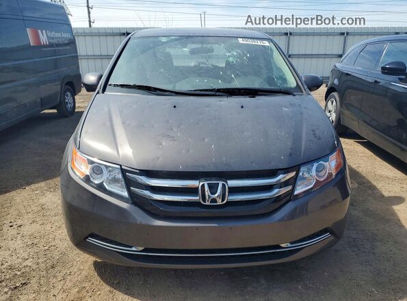 5FNRL5H39HB009061 2017 HONDA ODYSSEY Gray Вид спереду