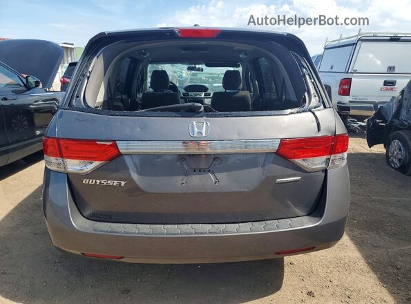 5FNRL5H39HB009061 2017 HONDA ODYSSEY Gray Вид ззаду