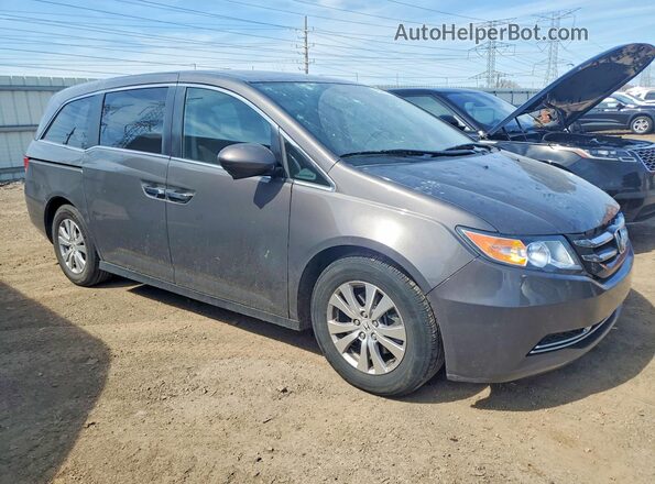 5FNRL5H39HB009061 2017 HONDA ODYSSEY Gray Передня права чверть