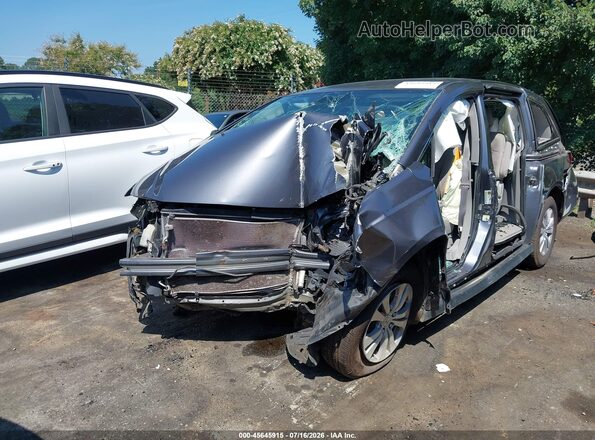 5FNRL5H39HB015300 2017 HONDA ODYSSEY Gray Передня ліва чверть