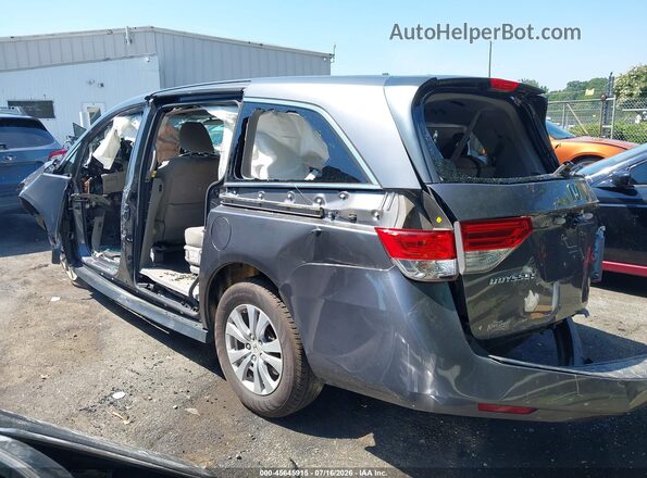 5FNRL5H39HB015300 2017 HONDA ODYSSEY Gray Задня ліва чверть
