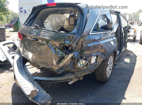 5FNRL5H39HB015300 2017 HONDA ODYSSEY Gray Задня права чверть