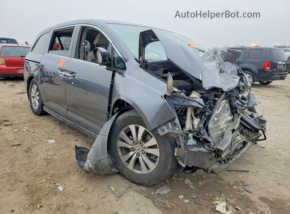5FNRL5H39HB023137 2017 HONDA ODYSSEY Gray Передня права чверть