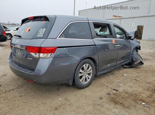 5FNRL5H39HB023137 2017 HONDA ODYSSEY Gray Задня права чверть