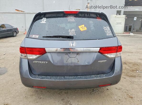 5FNRL5H39HB023137 2017 HONDA ODYSSEY Gray Вид ззаду