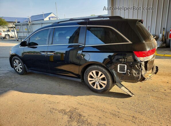 5FNRL5H3XGB155502 2016 HONDA ODYSSEY Black Trasero izquierdo