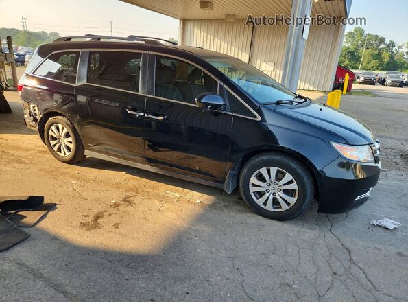 5FNRL5H3XGB155502 2016 HONDA ODYSSEY Black Delantero derecho