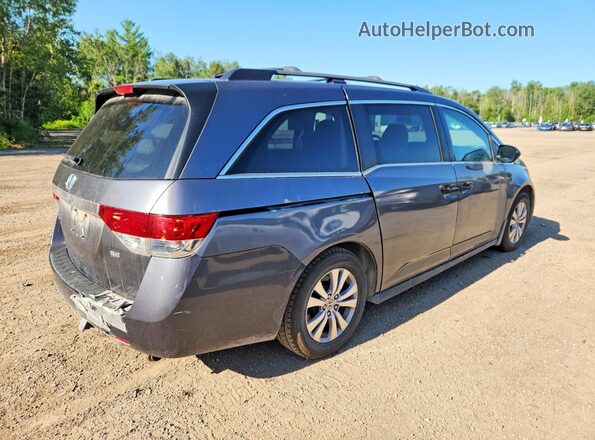 5FNRL5H3XGB512760 2016 HONDA ODYSSEY Gray Հետևի աջ