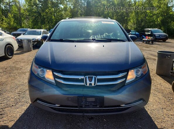 5FNRL5H3XGB512760 2016 HONDA ODYSSEY Gray Դիմացի տեսք
