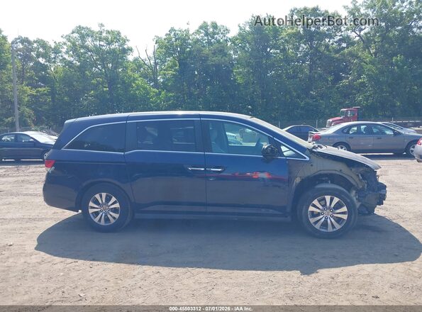 5FNRL5H3XHB016438 2017 HONDA ODYSSEY Blue უკანა სალონის ხედი