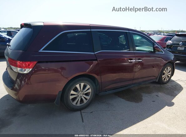5FNRL5H41GB147541 2016 HONDA ODYSSEY Maroon Widok zestawu wskaźników