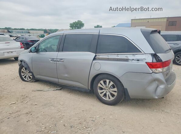 5FNRL5H42GB109686 2016 HONDA ODYSSEY Silver Trasero izquierdo