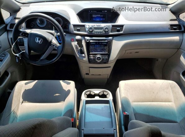 5FNRL5H45HB004366 2017 HONDA ODYSSEY Серый Вид панели приборов