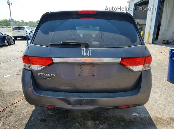 5FNRL5H45HB004366 2017 HONDA ODYSSEY Серый Вид сзади