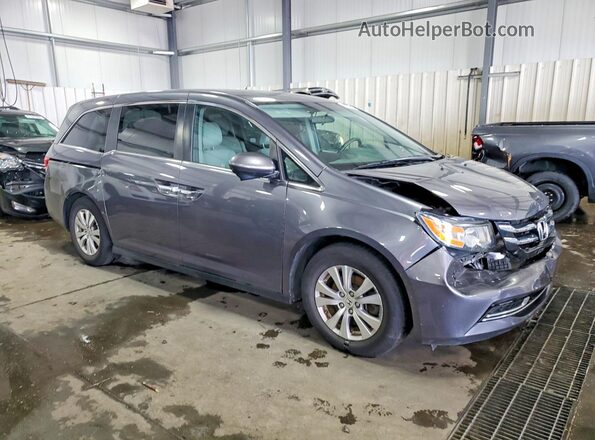 5FNRL5H49GB097102 2016 HONDA ODYSSEY Серый Передняя правая четверть