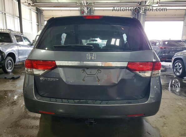 5FNRL5H49GB097102 2016 HONDA ODYSSEY Серый Вид сзади