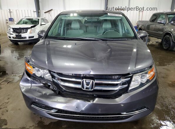 5FNRL5H49GB097102 2016 HONDA ODYSSEY Серый Вид спереди