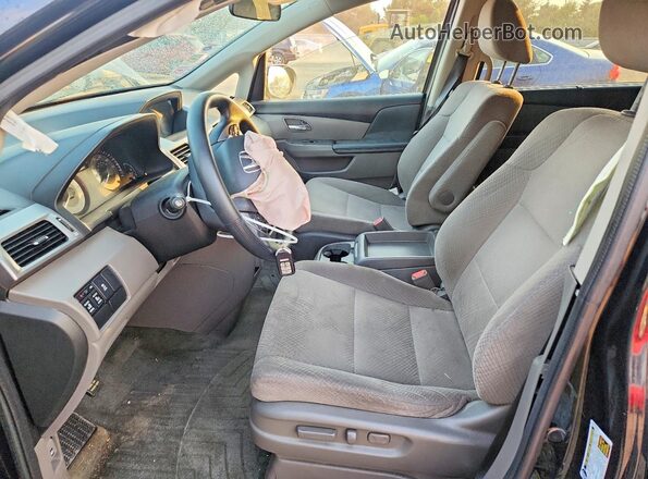 5FNRL5H49GB127862 2016 HONDA ODYSSEY Черный Вид салона спереди