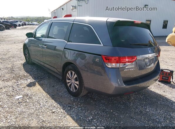 5FNRL5H49HB017105 2017 HONDA ODYSSEY Gray Rear left
