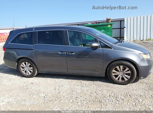 5FNRL5H49HB017105 2017 HONDA ODYSSEY Gray Rear interior view