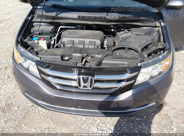5FNRL5H49HB017105 2017 HONDA ODYSSEY Gray Rear view