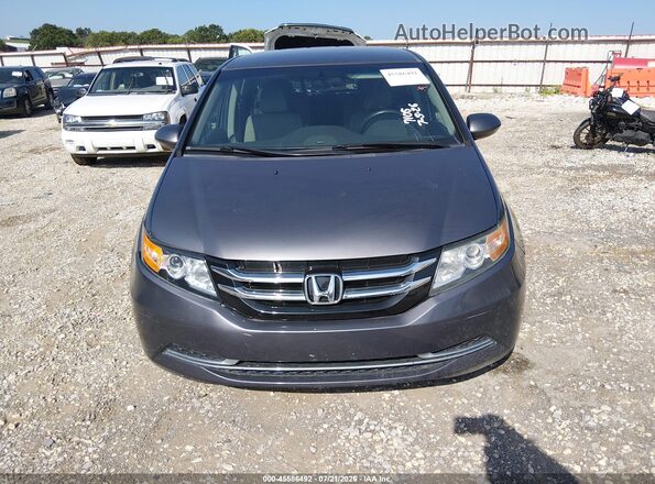 5FNRL5H49HB017105 2017 HONDA ODYSSEY Gray Instrument cluster view
