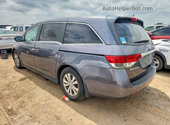 5FNRL5H4XGB100945 2016 HONDA ODYSSEY Gray Задня ліва чверть