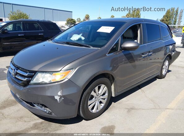 5FNRL5H4XGB166251 2016 HONDA ODYSSEY Gray Przód lewy