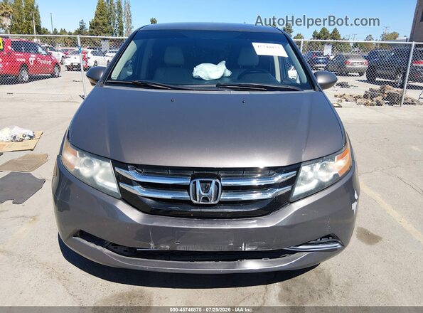 5FNRL5H4XGB166251 2016 HONDA ODYSSEY Gray Widok zestawu wskaźników