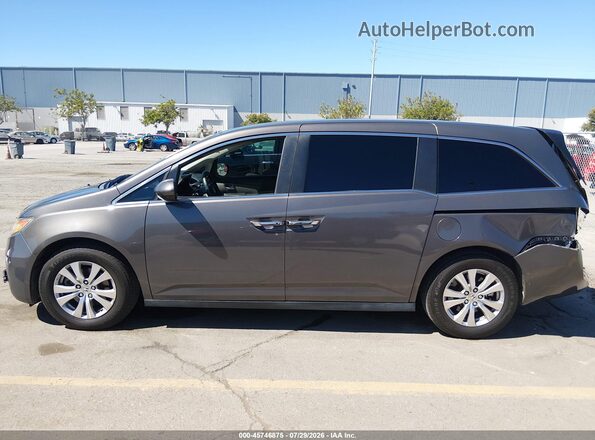 5FNRL5H4XGB166251 2016 HONDA ODYSSEY Gray Widok wnętrza 360 stopni