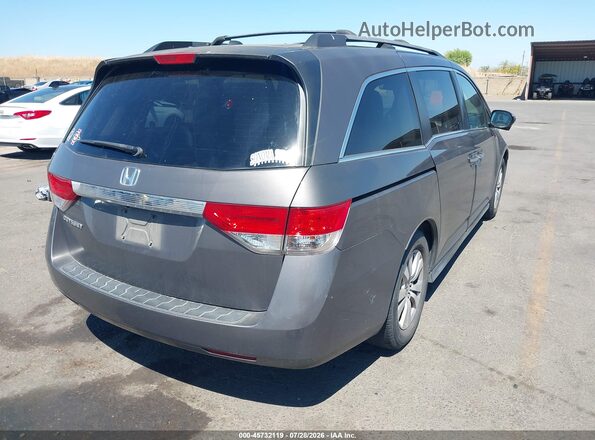 5FNRL5H60GB068928 2016 HONDA ODYSSEY Gray Задня права чверть