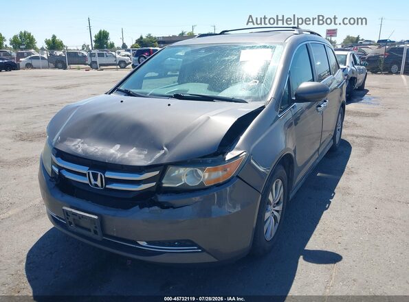 5FNRL5H60GB068928 2016 HONDA ODYSSEY Gray Передня ліва чверть