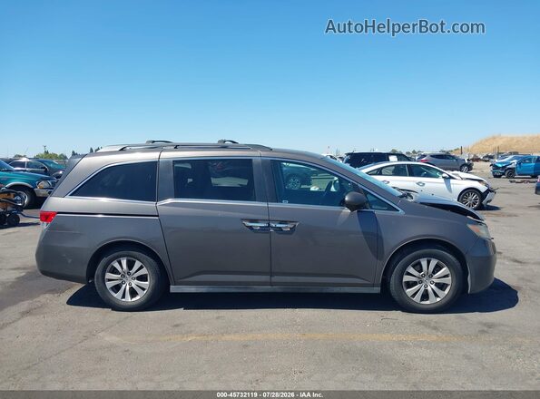 5FNRL5H60GB068928 2016 HONDA ODYSSEY Gray Вид задньої частини салону