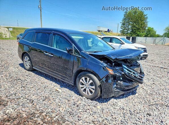 5FNRL5H60GB089858 2016 HONDA ODYSSEY Black Առջևի աջ