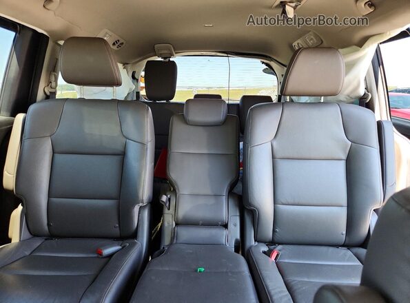 5FNRL5H60GB089858 2016 HONDA ODYSSEY Black Հետևի նստատեղերի տեսք