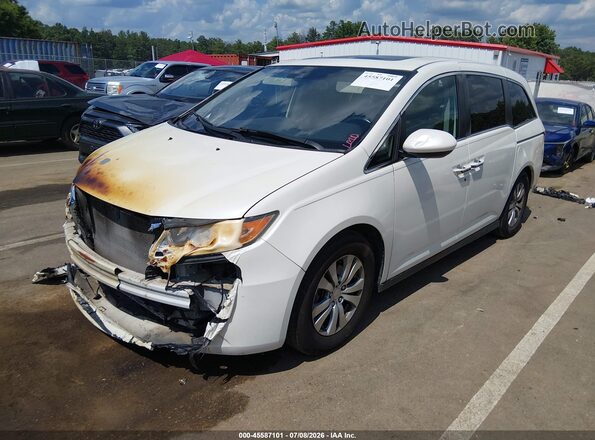 5FNRL5H60GB093053 2016 HONDA ODYSSEY White წინა მარცხენა ხედი სამი მეოთხედიდან