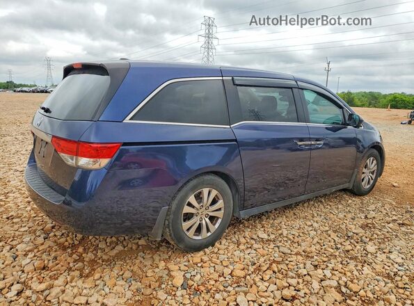5FNRL5H60HB012604 2017 HONDA ODYSSEY Blue Rear right