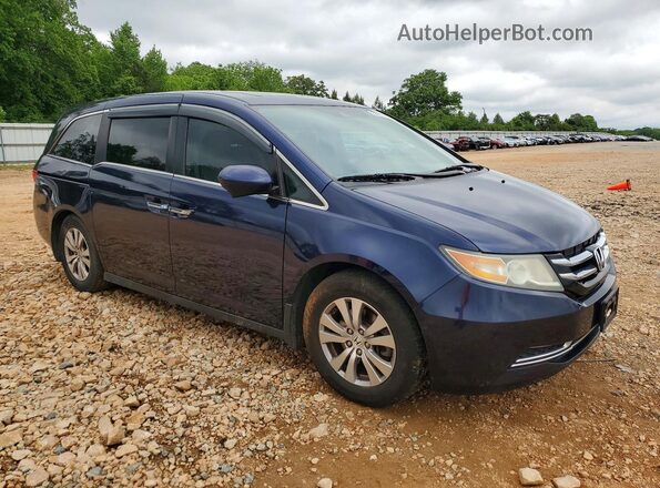 5FNRL5H60HB012604 2017 HONDA ODYSSEY Blue Front right