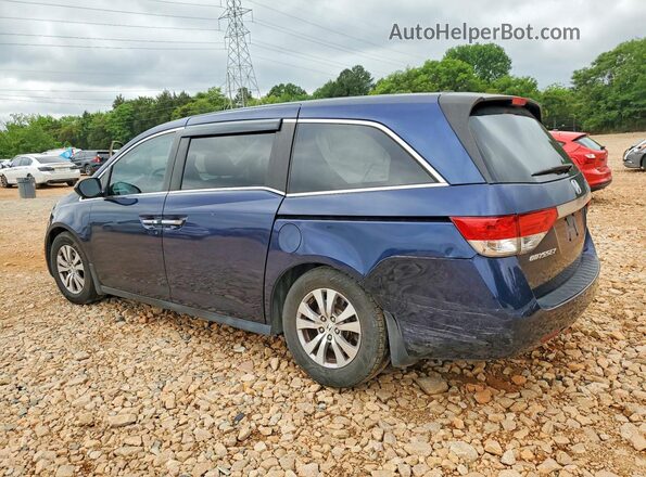 5FNRL5H60HB012604 2017 HONDA ODYSSEY Blue Rear left