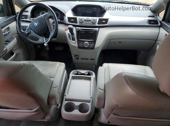 5FNRL5H60HB012604 2017 HONDA ODYSSEY Blue Dashboard view
