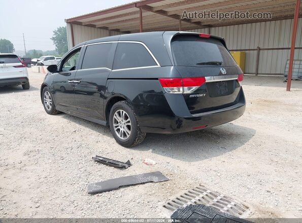 5FNRL5H61HB006911 2017 HONDA ODYSSEY Black Trasero izquierdo