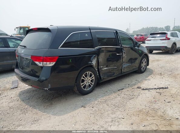 5FNRL5H61HB006911 2017 HONDA ODYSSEY Black Trasero derecho