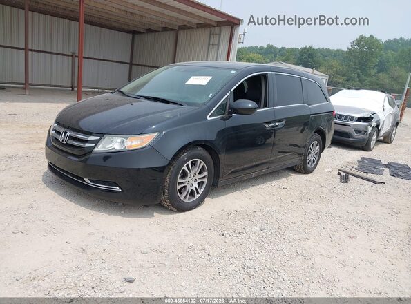 5FNRL5H61HB006911 2017 HONDA ODYSSEY Black Vista tres cuartos delantera izquierda