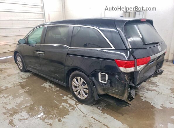 5FNRL5H61HB019982 2017 HONDA ODYSSEY Black Задня ліва чверть