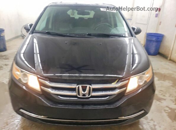 5FNRL5H61HB019982 2017 HONDA ODYSSEY Black Вид спереду