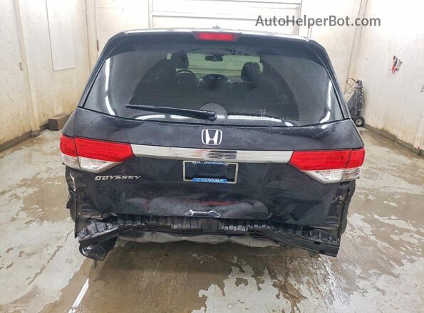 5FNRL5H61HB019982 2017 HONDA ODYSSEY Black Вид ззаду